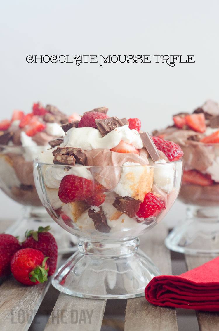 No Bake Strawberry & Chocolate Trifle Recipe