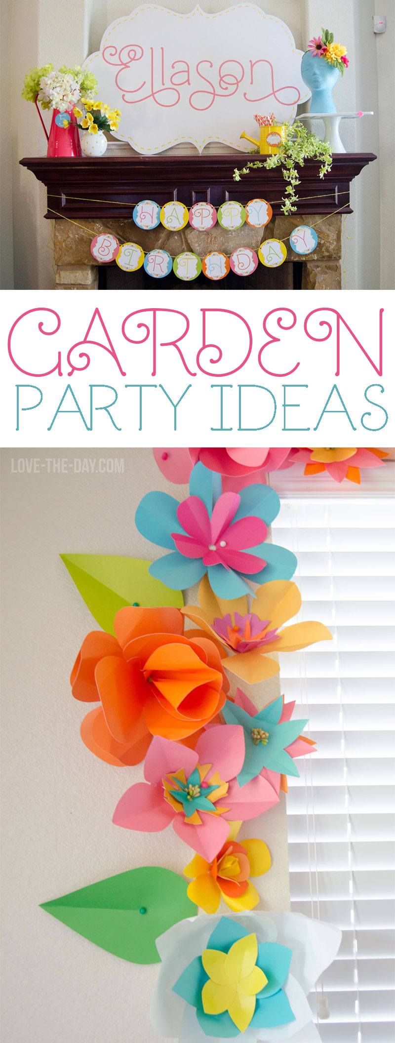 Garden Party Ideas by Lindi Haws of Love The Day