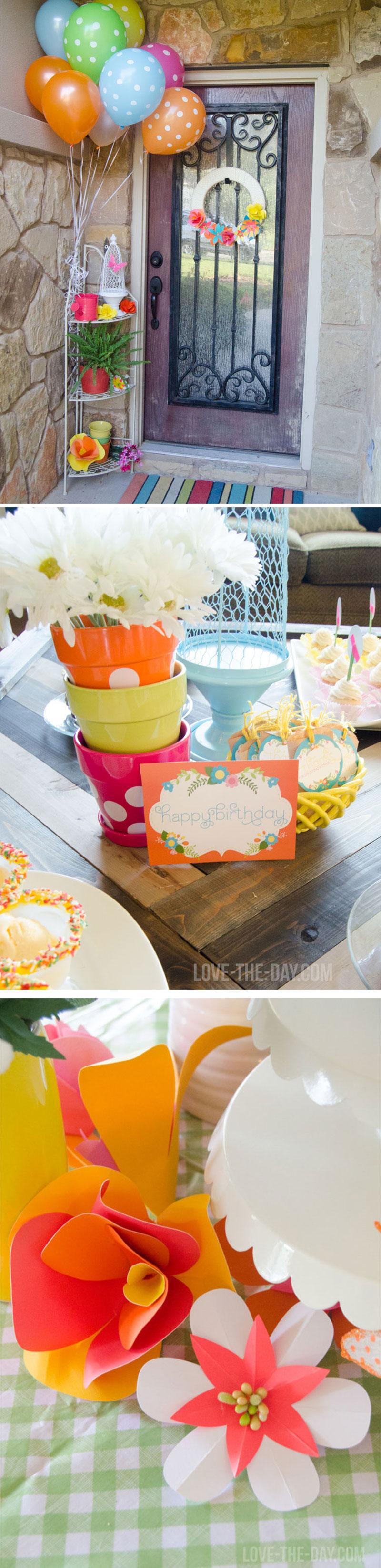 Garden Party Ideas by Lindi Haws of Love The Day