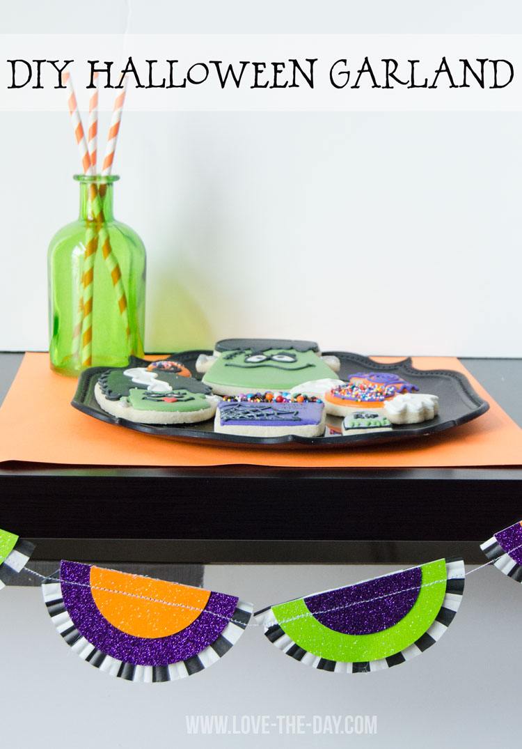 DIY Halloween Garland with Cricut Explore by Love The Day