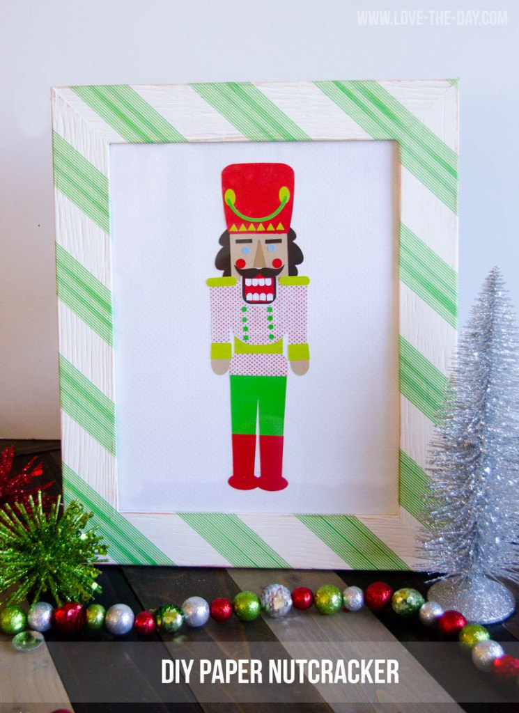 Easy Christmas Crafts:: A DIY Paper Nutcracker