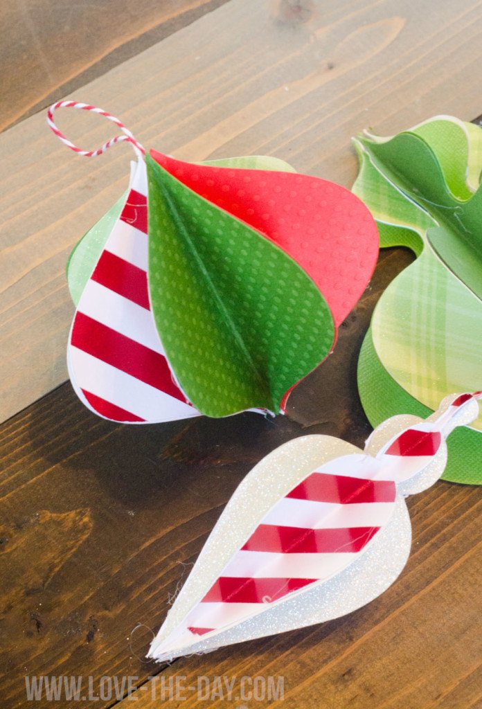 Diy paper ornaments by love the day