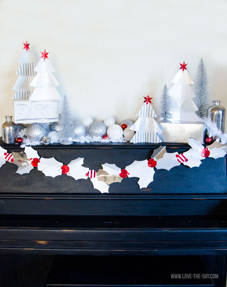 DIY Holly Garland by Love The Day