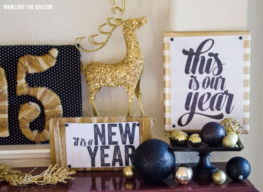 New Years Craft PRINTABLE by Lindi Haws of Love The Day