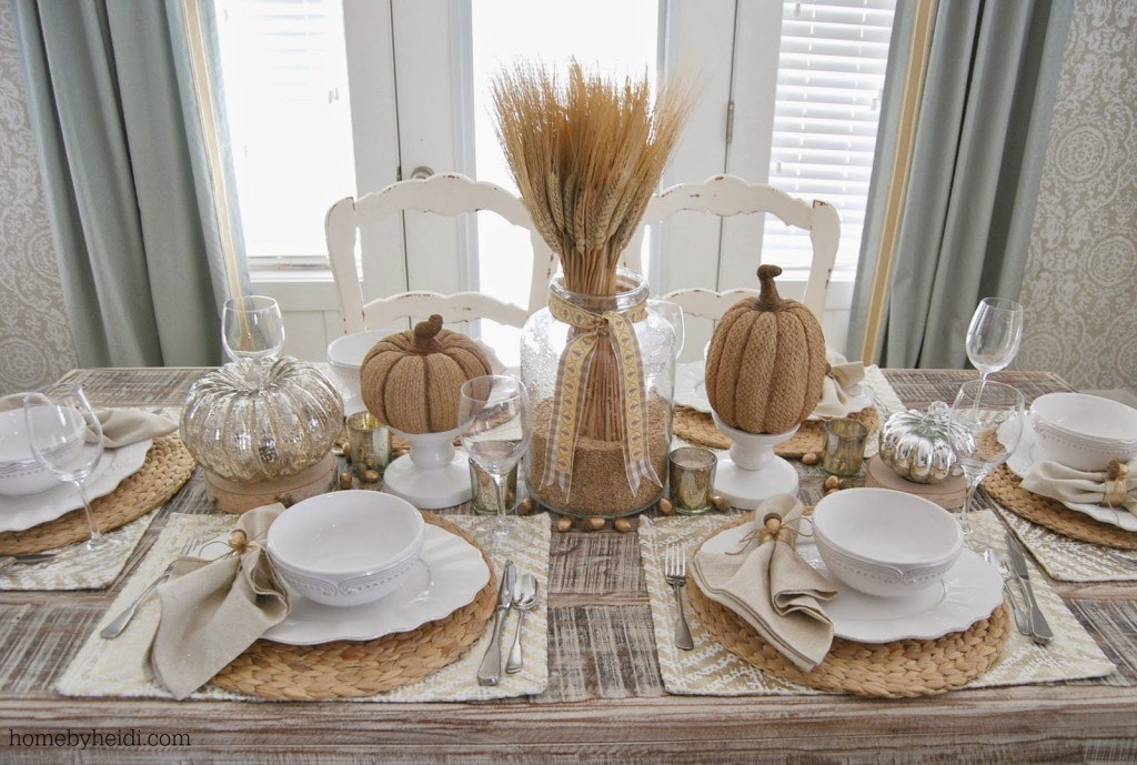 Thanksgiving Table by Home By Heidi
