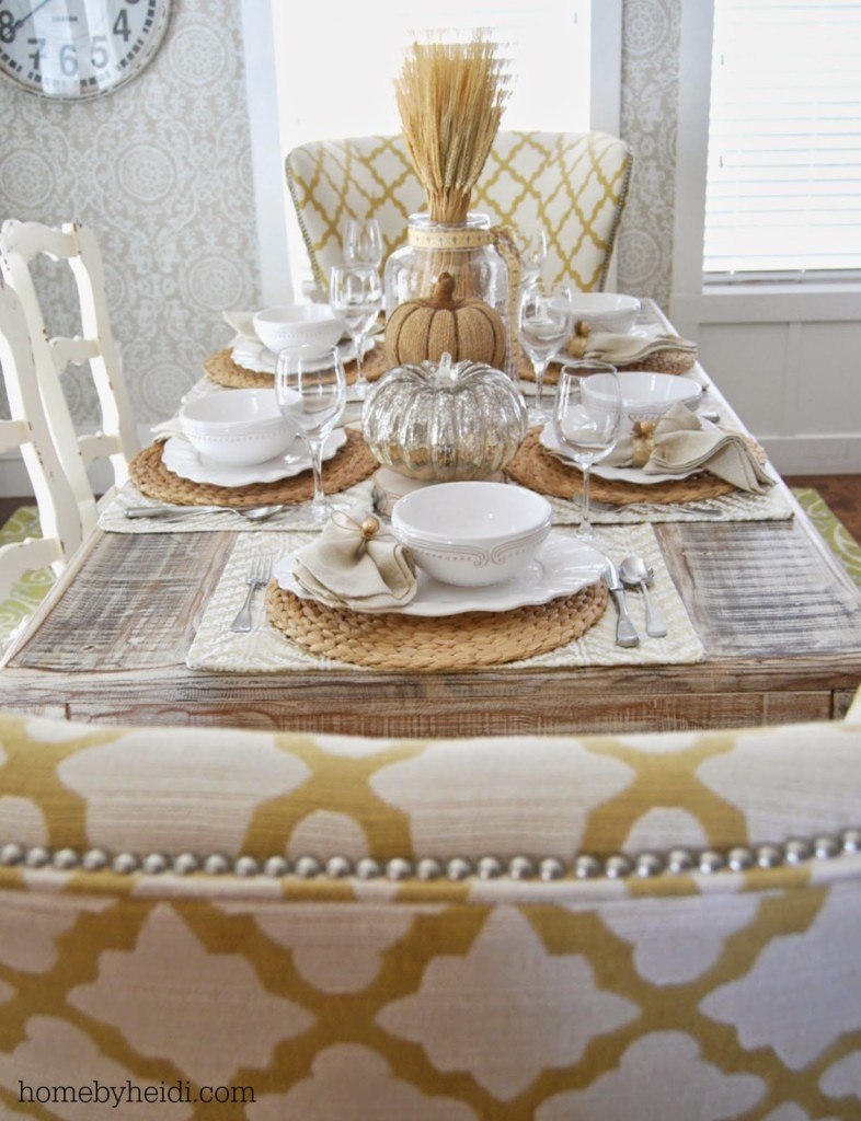 Thanksgiving Table by Home By Heidi