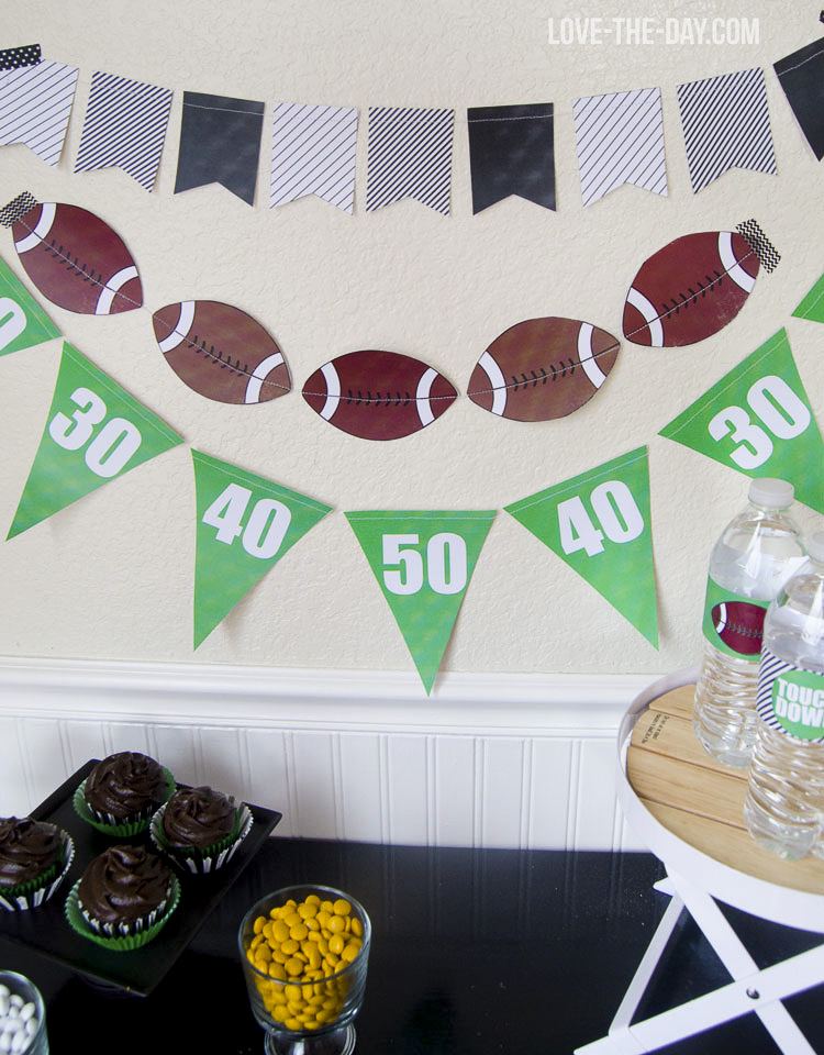 FREE Football Printables by Lindi Haws of Love The Day