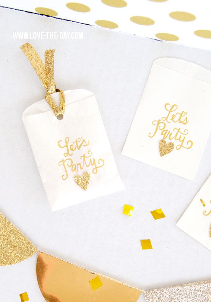 Gold Party Tags by So Love The Day