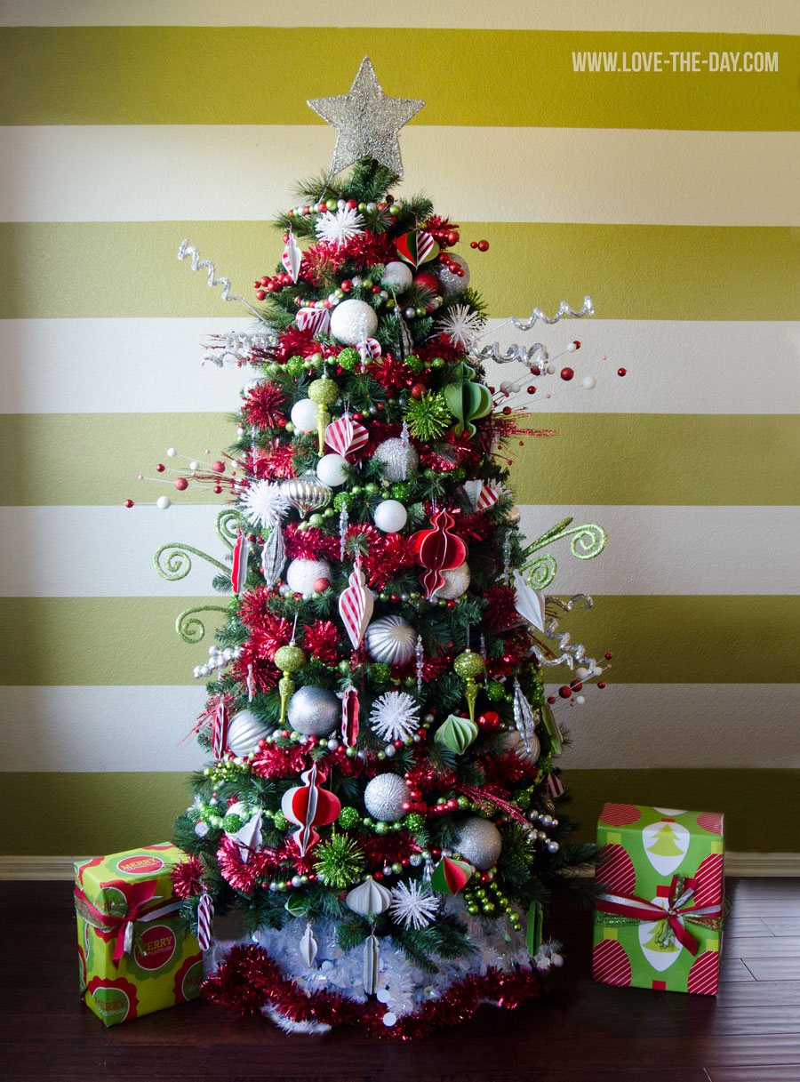 Whimsical Christmas Tree by Love The Day