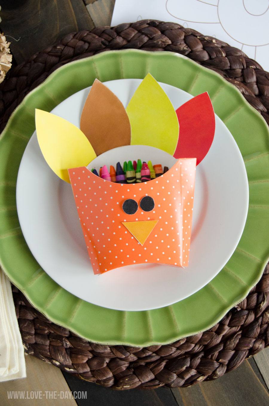 Thanksgiving Crafts For Kids::  DIY Turkey Boxes