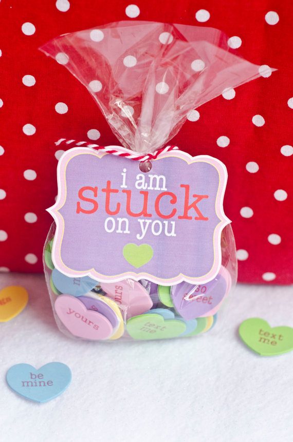 I am stuck on you valentine printable (instant download)