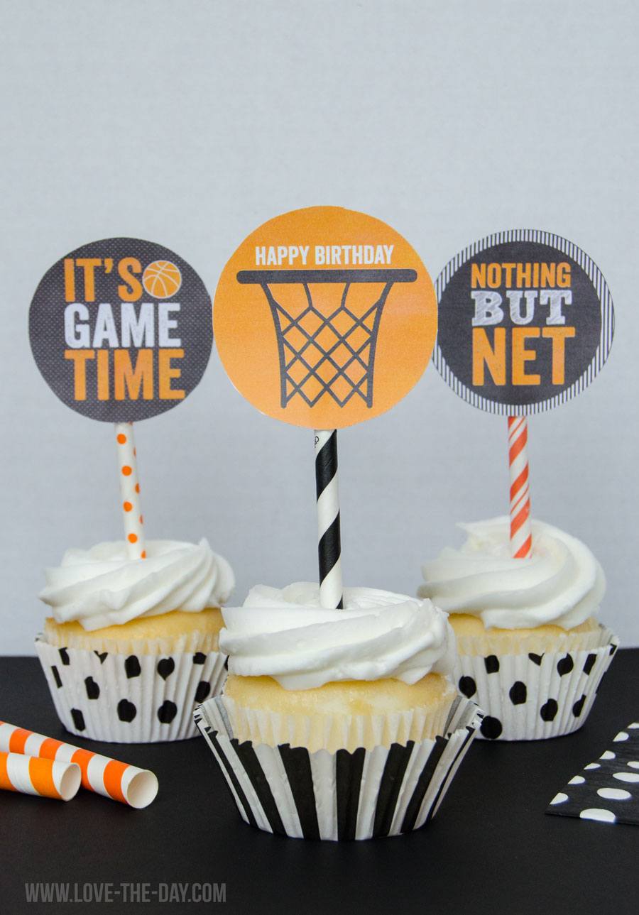 Basketball Party Ideas:: New Printable Collection by Love The Day