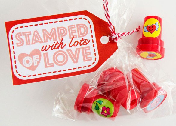 Valentine Ideas:: Stamped With Love FREE PRINTABLE