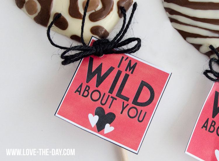 Wild About You Valentine Idea & Printable by Love The Day