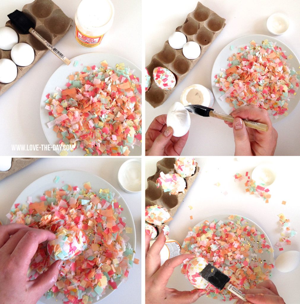 DIY Confetti Easter Eggs by Love The Day