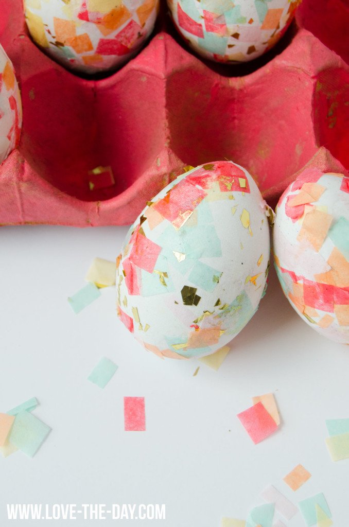 DIY Confetti Easter Eggs by Love The Day
