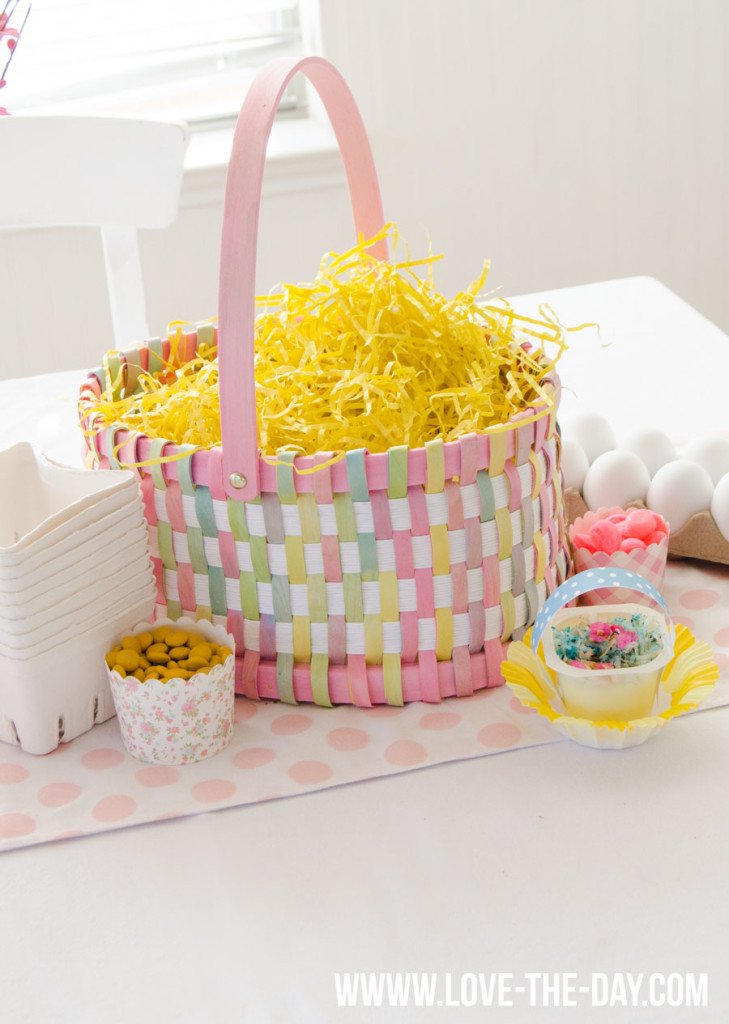 Easter Party Ideas:: Pudding Easter Baskets by Love The Day