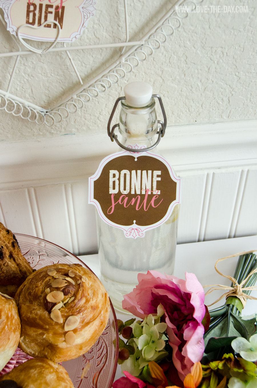 Paris Themed Party Decorations & FREE Printables by Love The Day