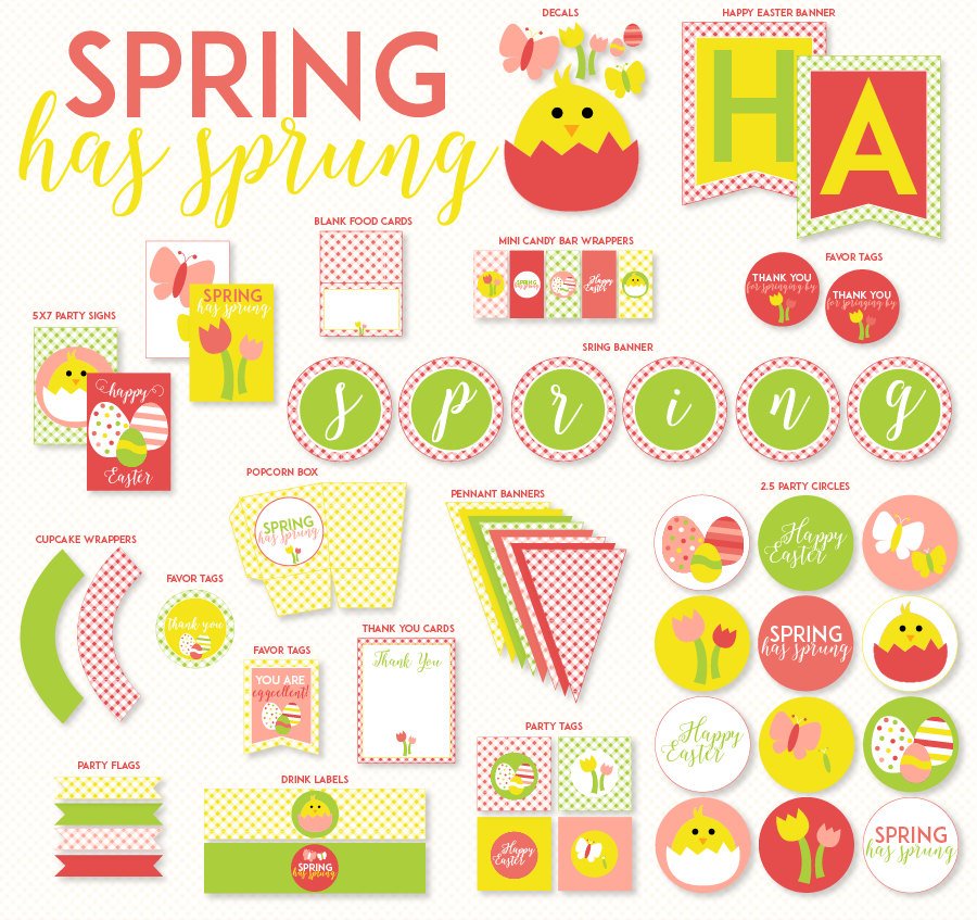 Spring Has Sprung Easter Party Tablescape by Love The Day
