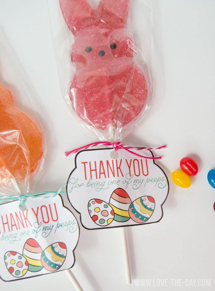Peeps free easter printable by love the day