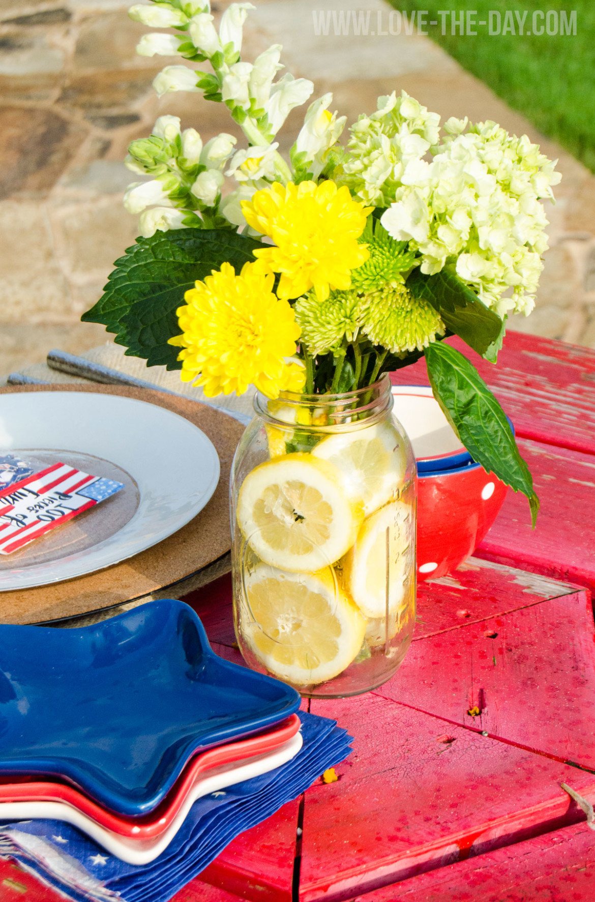 DIY Lemon Centerpiece by Love The Day