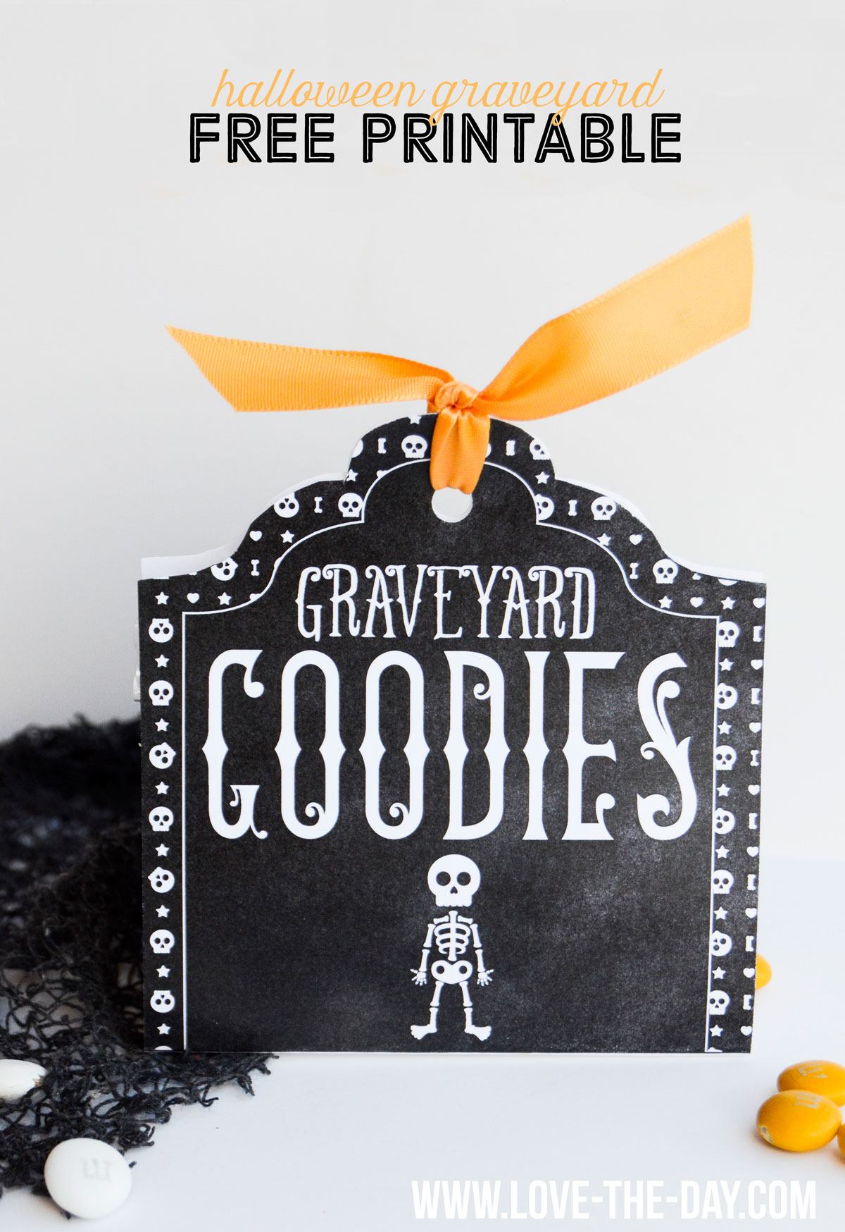 FREE Printable Tags: Graveyard Goodies by Love The Day