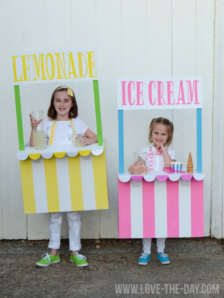 Costume Ideas for Kids:: Lemonade and Ice Cream Stands by Love The Day