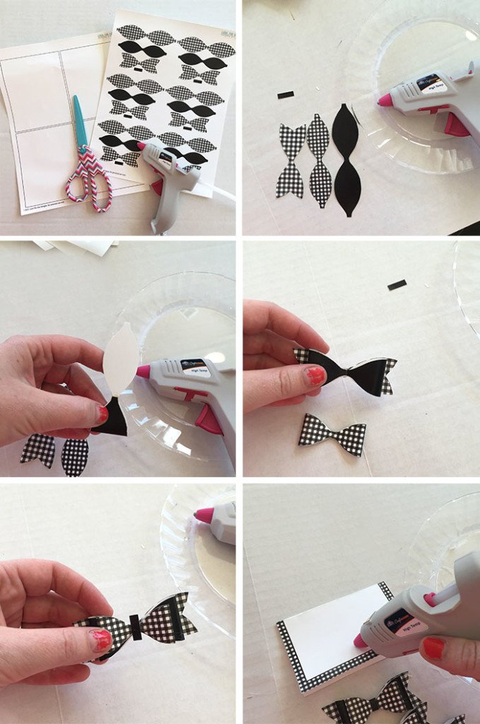 Paper Bow Tent Card Tutorial & Free Printable