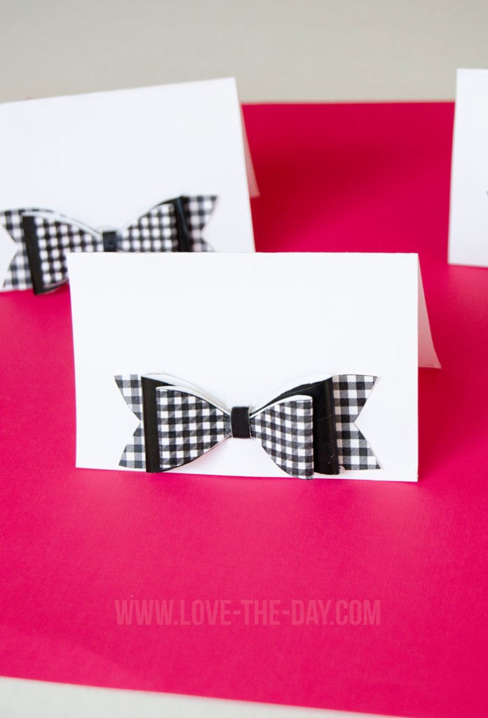 Paper Bow Tent Card Tutorial & Free Printable