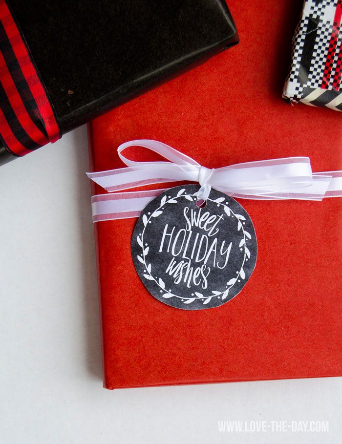 Free Printable Christmas Gift Tags by Love The Day