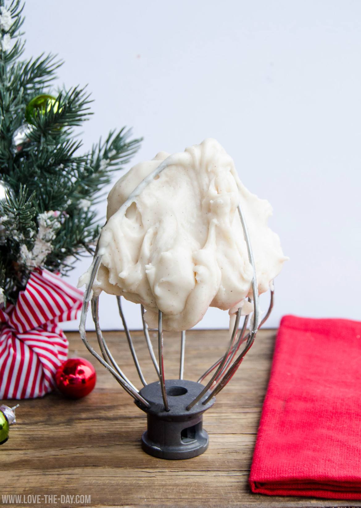 DairyFree Eggnog Frosting by Love The Day