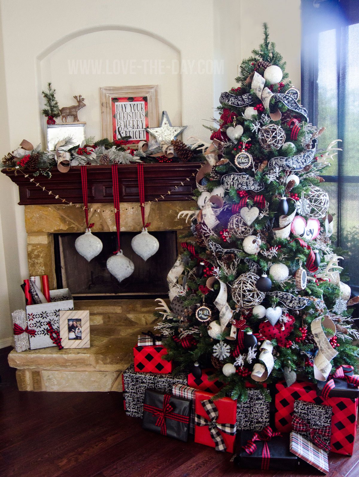 Buffalo Check Christmas Tree Michaels Dream Tree Challenge 2015