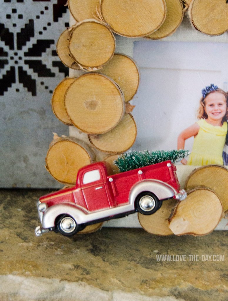 DIY Rustic Picture Frame by Love The Day