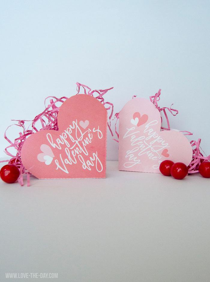 FREE Printable Valentine Boxes by Love The Day
