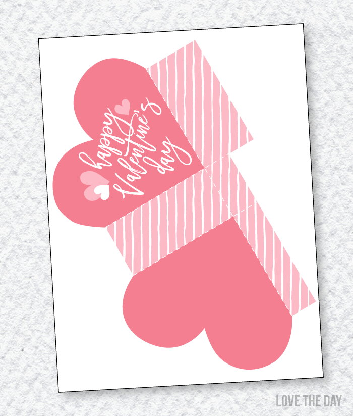 Printable Valentine Boxes by Lindi Haws of Love The Day