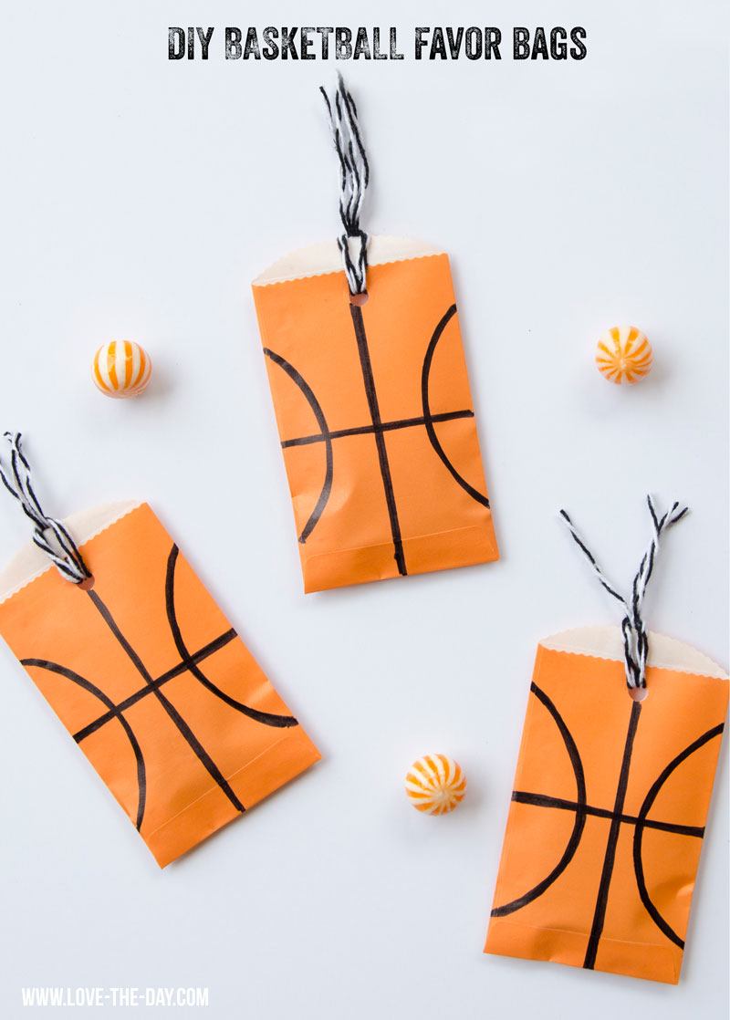 Basketball party favors