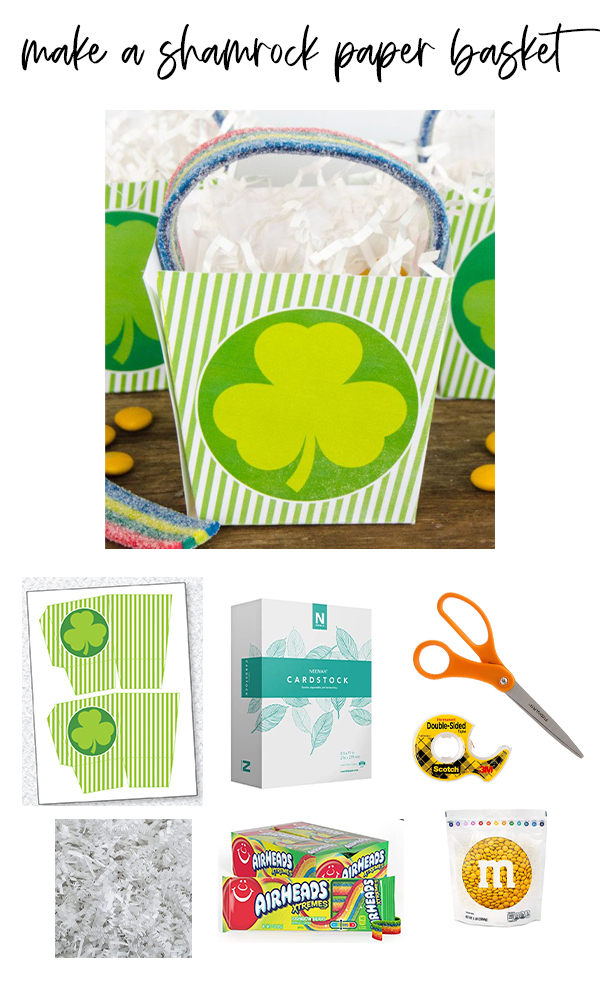 How to make A Shamrock Paper Box