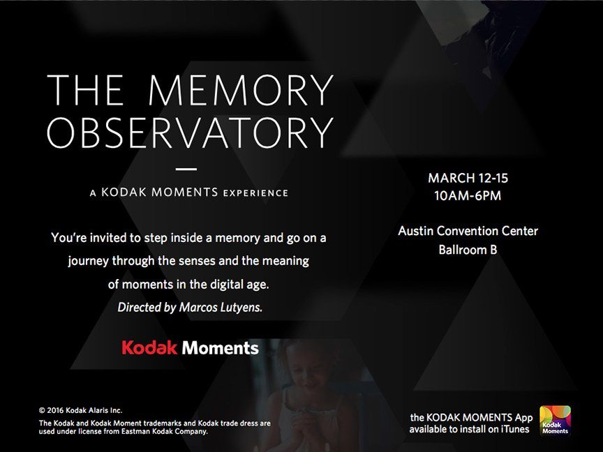 The Memory Observatory by Kodak Moments