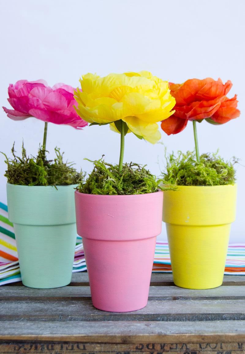 Flower Pot Craft & Centerpiece by Lindi Haws of Love The day