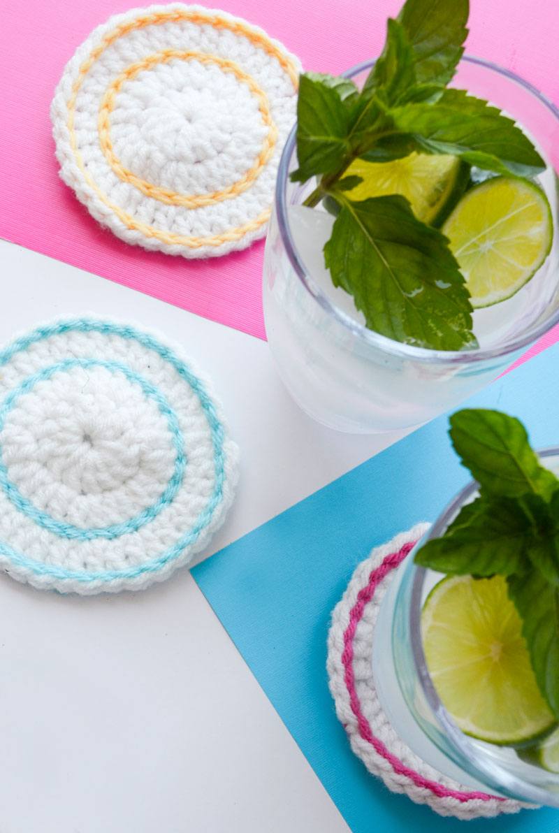 Crochet Coasters on Love The Day