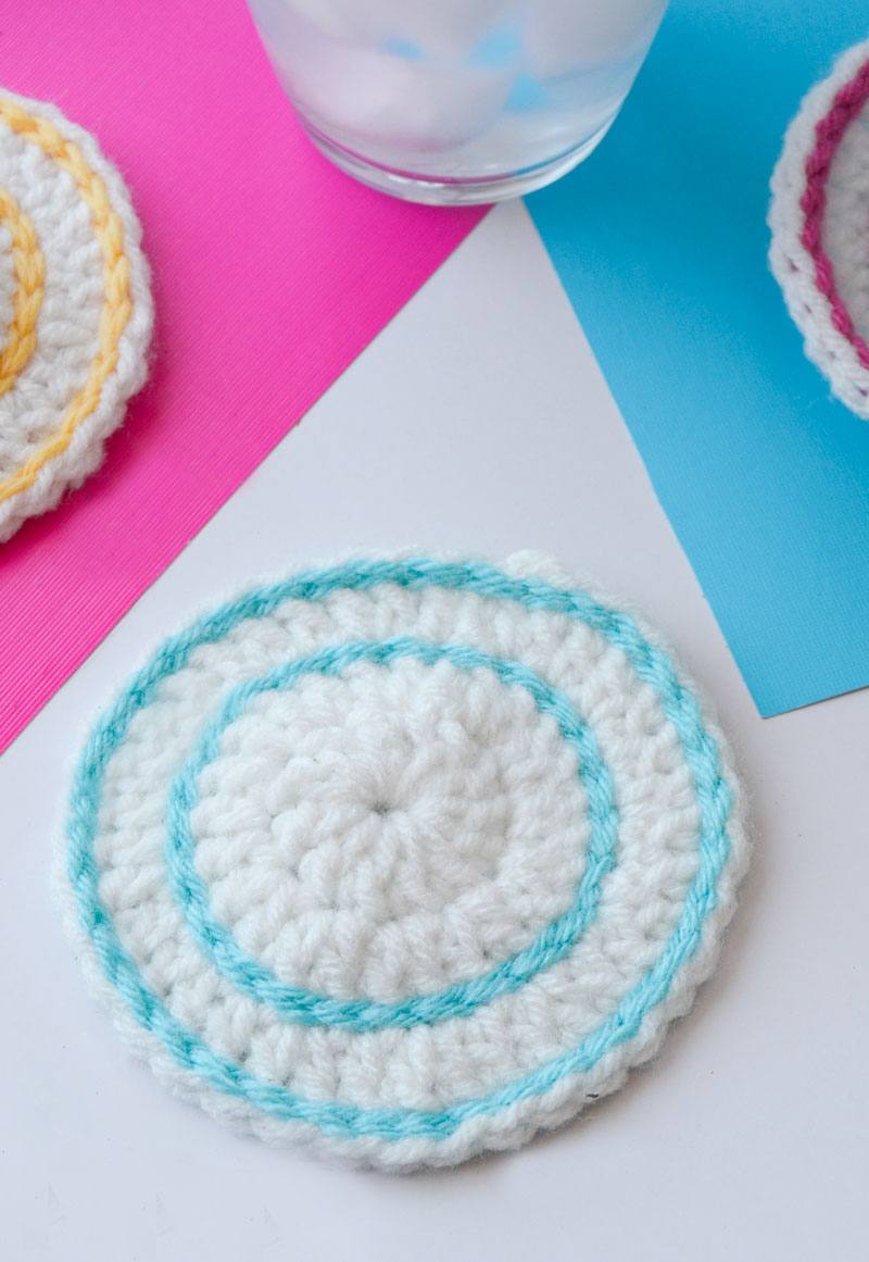 Crochet Coasters on Love The Day