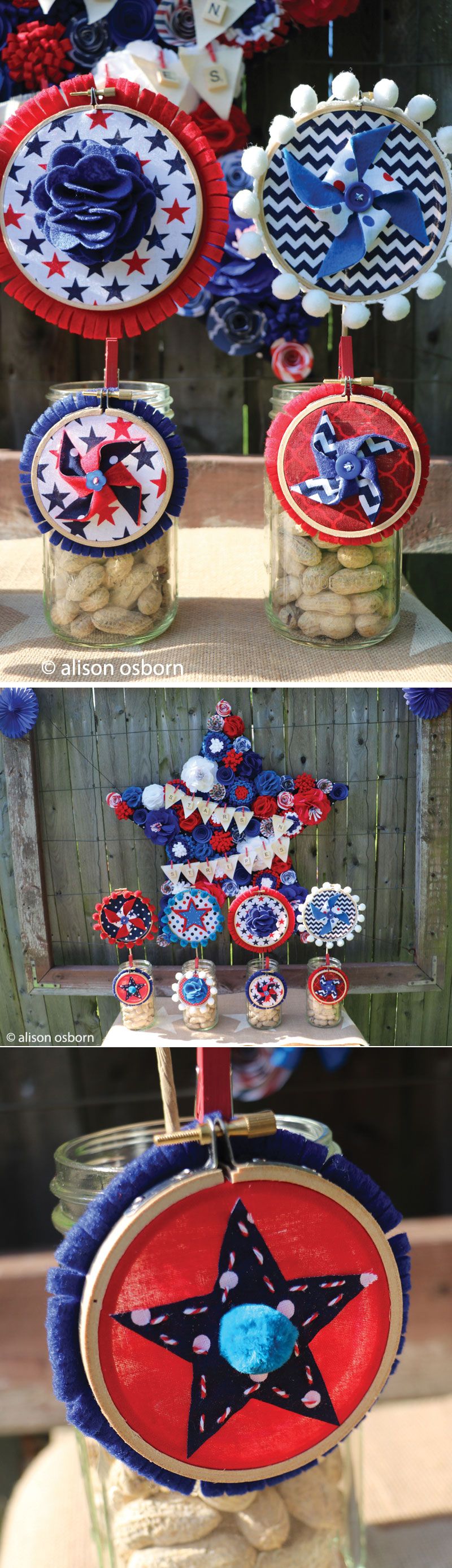 DIY 4th of July Decorations on Love The Day