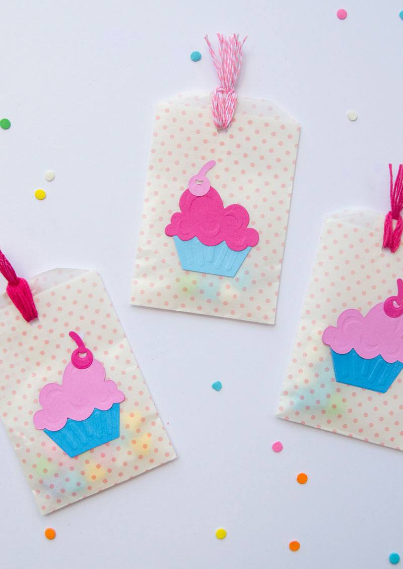 Cupcake Birthday Party Favors by Lindi Haws of Love The Day