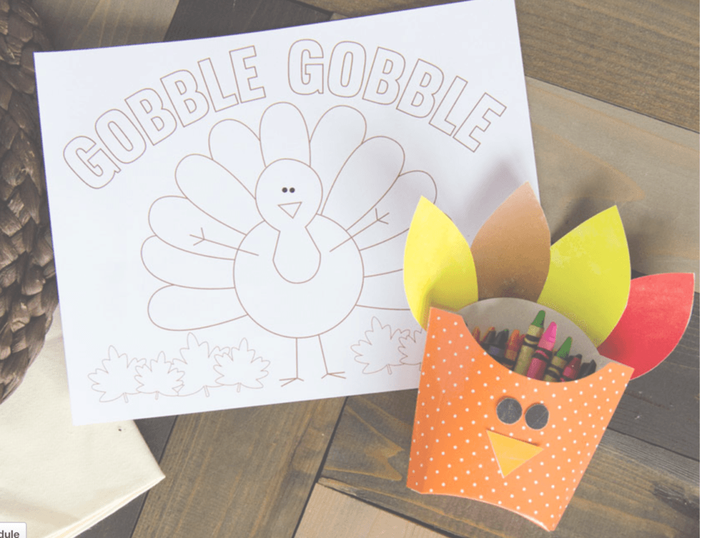12 Turkey Crafts for Thanksgiving on Love The Day