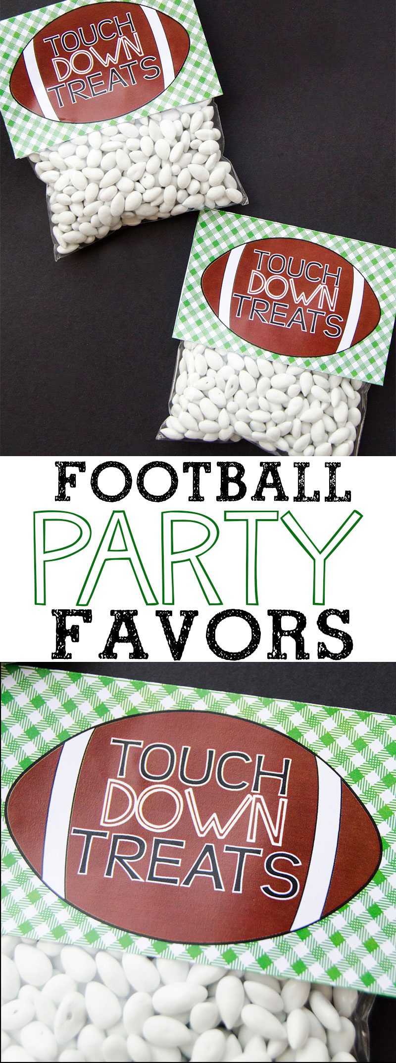 Football Party Favor FREE PRINTABLE by Lindi Haws of Love The Day