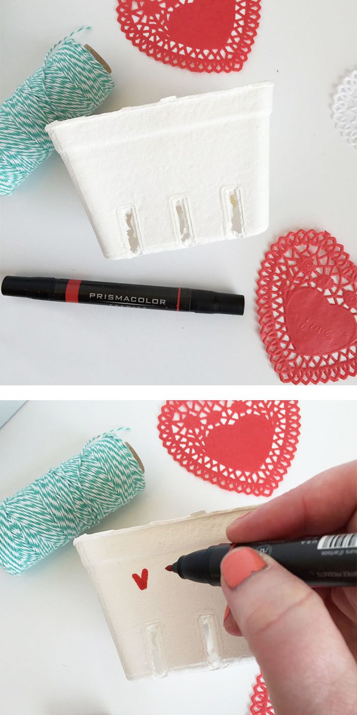 How To Decorate A Box for Valentines Day by Lindi Haws of Love The Day! 