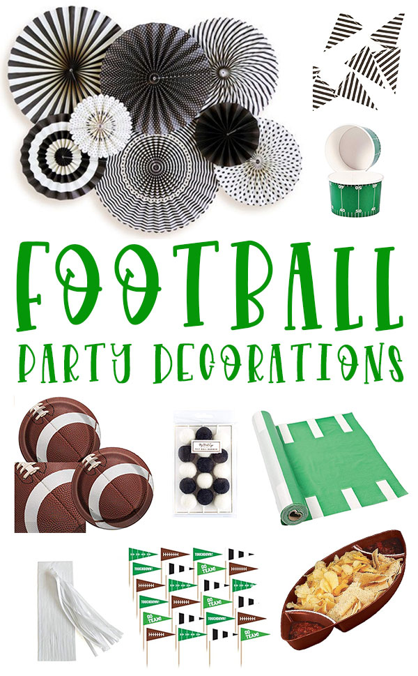 Football Party Decorations on Love The Day