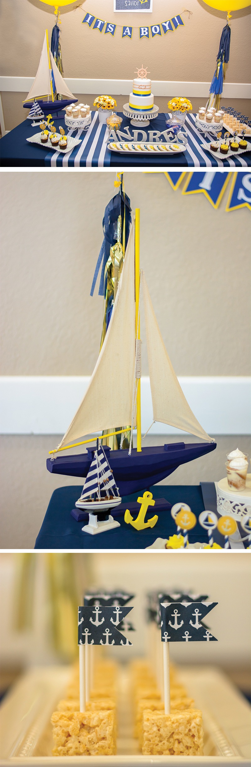 Nautical Baby Shower Theme on Love The Day