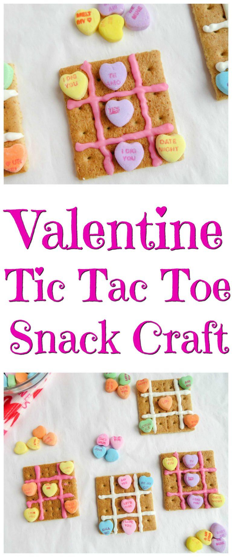 Valentine Tic Tac Toe Snack Craft