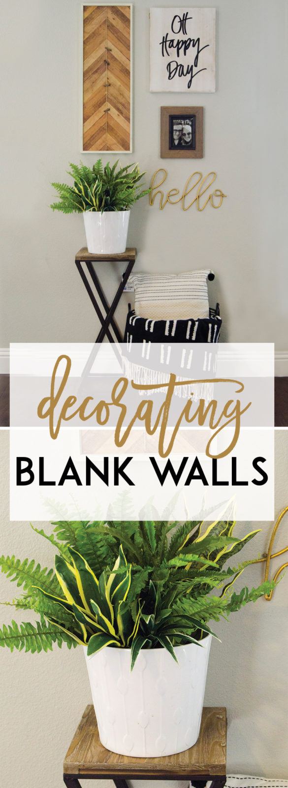 Decorating a Blank Wall Tips and Tricks by Lindi Haws of Love The Day